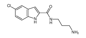 N-(3-氨基丙基)-5-氯-1H-吲哚-2-甲酰胺