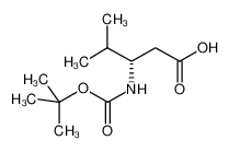 (S)-3-((叔丁氧基羰基)氨基)-4-甲基戊酸