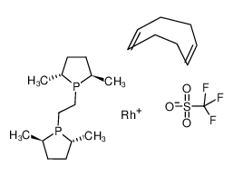 1,2-双((2R,5R)-2,5-二甲基磷杂环戊烷)乙烷(环辛二烯)三氟甲磺酸铑(I)