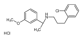 2-氯-N-[(1R)-1-(3-甲氧基苯基)乙基]苯丙胺盐酸盐