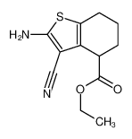 2-氨基-3-氰基-4,5,6,7-四氢苯并[b]噻吩-4-羧酸乙酯