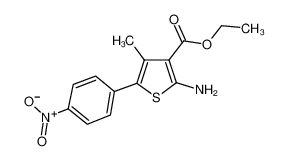 2-氨基-4-甲基-5-(4-硝基苯基)噻吩-3-羧酸乙酯