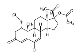 6-氯-1a-氯甲基-17-羟基孕甾-4,6-二烯-3,20-二酮醋酸酯