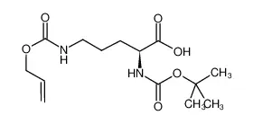 N-叔丁氧羰基-N''-[(烯丙氧基)羰基]-L-鸟氨酸