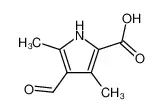 4-甲酰基-3,5-二甲基-1H-吡咯-2-羧酸