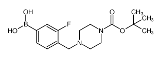 4-((4-(叔-丁氧基羰基)哌嗪-1-基)甲基)-3-氟苯基硼酸