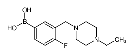 3-((4-乙基哌嗪-1-基)甲基)-4-氟苯基硼酸