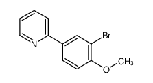 2-(3-溴-4-甲氧基苯在)吡啶