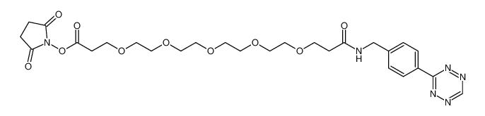 Tetrazine-Ph-PEG5-NHS ester