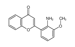2-(2-氨基-3-甲氧基苯基)-4H-1-苯并吡喃-4-酮