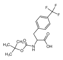2-((叔丁氧羰基)氨基)-3-(4-(三氟甲基)苯基)丙酸