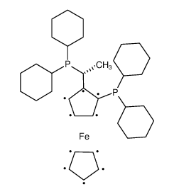 (R)-(-)-1-[(S)-2-( 二环己基膦基)二茂铁基]乙基二环己基膦