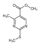 4-甲基-2-(甲硫基)嘧啶-5-羧酸甲酯