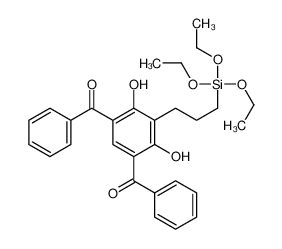 (4,6-二羟基-5-(3-(三乙氧基硅烷基)丙基)-1,3-亚苯基)双(苯基甲酮)