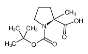 1-叔丁氧羰基-(R)-2-甲基吡咯烷-2-羧酸