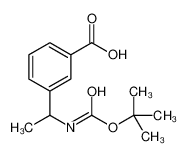 3-(1-((叔丁氧基羰基)氨基)乙基)苯甲酸