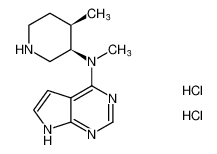 N-甲基-N-((3R,4R)-4-甲基哌啶-3-基)-7H-吡咯并[2,3-d]嘧啶-4-胺二盐酸盐