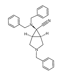(1R，5S，6r)-3-苄基-6-(二苄基氨基)-3-氮杂双环[3.1.0]己烷-6-腈