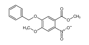 2-硝基-4-甲氧基-5-苄氧基苯甲酸甲酯