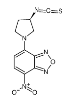 (R)-(-)-NBD-Py-NCS [=(R)-(-)-4-(3-异硫氰酸基吡咯烷-1-基)-7-硝基-2,1,3-苯并恶二唑] [用于e.e.值测定的HPLC标记试剂]