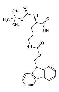 N-叔丁氧羰基-(N-芴甲氧羰基)-D-鸟氨酸