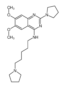 6,7-二甲氧基-2-(吡咯烷-1-基)-N-(5-(吡咯烷-1-基)戊基)喹唑啉-4-胺