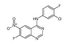 N-(3-氯-4-氟苯基)-7-氟-6-硝基-4-喹唑啉胺