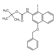 (4-(苄氧基)-1-碘萘-2-基)氨基甲酸叔丁酯