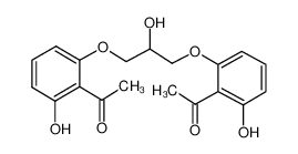 1,1'-(((2-羟基丙烷-1,3-二基)双(氧基))双(2-羟基-6,1-亚苯基))二乙酮