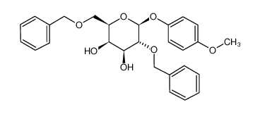 4-甲氧苯基2,6-二-O-苄基-&beta;-D-吡喃半乳糖苷