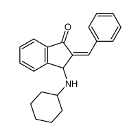 2-亚苄基-3-(环己基氨基)-2,3-二氢-1H-茚-1-酮