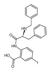 (S)-2-(2-(苄基氨基)-3-苯基丙酰胺基)-5-碘苯甲酸