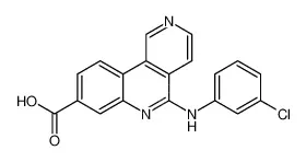 5-((3-氯苯基)胺)苯并-[c][2,6]萘啶-8-羧酸