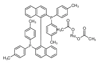 二乙酰基[(S)-(-)-2,2''-双(二-P-苯基磷酰)-1,1''联萘]钌
