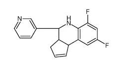 rel-(3aR,9bS)-6,8-二氟-4-(吡啶-3-基)-3a,4,5,9b-四氢-3H-环戊二烯并[c]喹啉