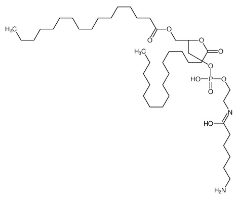 1,2-二棕榈酰-sn-甘油-3-磷酸乙醇胺-N-（己基胺）