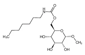 6-O-(N-庚甲酰)-甲基-α-D-葡萄糖苷