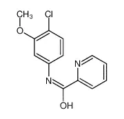 N-(4-氯-3-甲氧基苯基)-2-吡啶甲酰胺