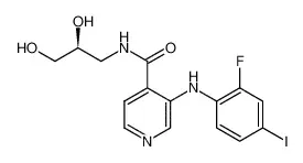 N-[(2S)-2,3-二羟基丙基]-3-[(2-氟-4-碘苯基)氨基]-4-吡啶甲酰胺