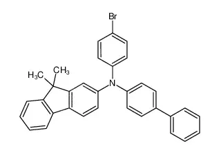 N-[1,1`-联苯]-4-基-N-(4-溴苯肼)-9,9-二甲基-9H-芴-2-胺
