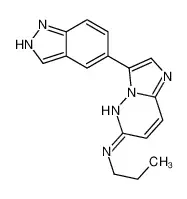 3-(1H-吲唑-5-基)-n-丙基-咪唑并[1,2-b]吡嗪-6-胺
