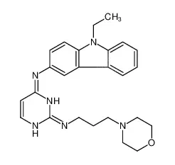 N4-(9-乙基-9H-咔唑-3-基)-N2-(3-吗啉丙基)嘧啶-2,4-二胺