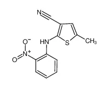 3-氰基-5-甲基-2-(2-硝基苯胺基)噻吩
