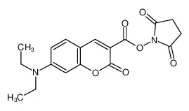 2,5-二氧代吡咯烷-1-基 7-(二乙基氨基)-2-氧代-2H-苯并吡喃-3-羧酸酯