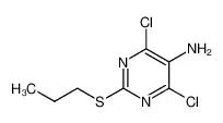4,6-二氯 -2-(丙硫基)-5-氨基嘧啶