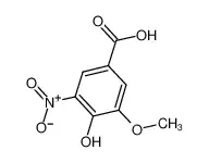 4-羟基-3-甲氧基-5硝基苯甲酸