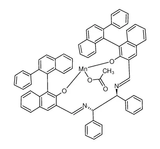 (1S,2S)-N,N''-双[(R)-2-羟基-2''-苯基-1,1''-联萘基-3-基亚甲基]-1,2-二苯基乙二胺合锰(III)乙酸盐