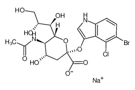 5-溴-4-氯-3-吲哚神经氨酸