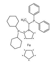 (S)-1-[(R{p})-2-(二环己基膦)二茂铁基乙基]二苯基膦