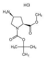 (2S,4S)-1-叔丁氧羰基-4-氨基吡咯烷-2-羧酸甲酯盐酸盐
